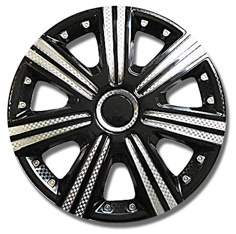 КОЛПАК R15 DTM Super Black  STAR  1ШТ карбон