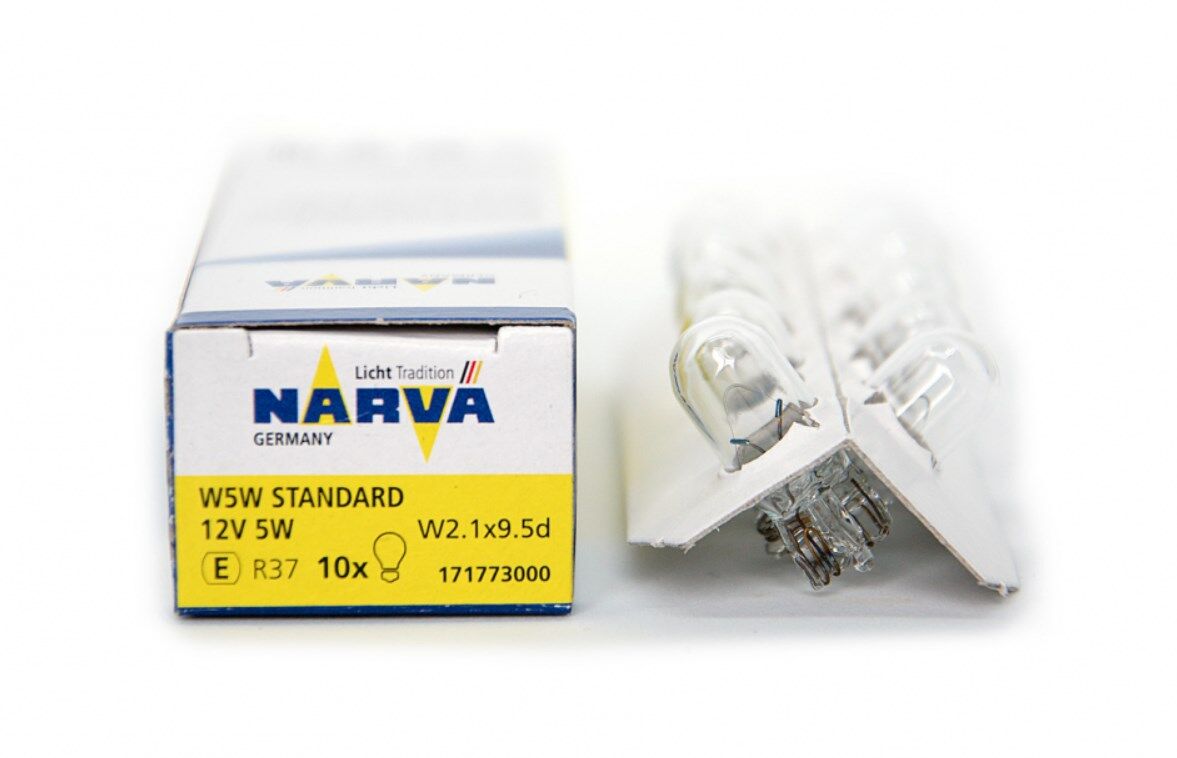 Лампа Абц 12-5  W2.1x9.5d NARVA  17177  фас.10шт